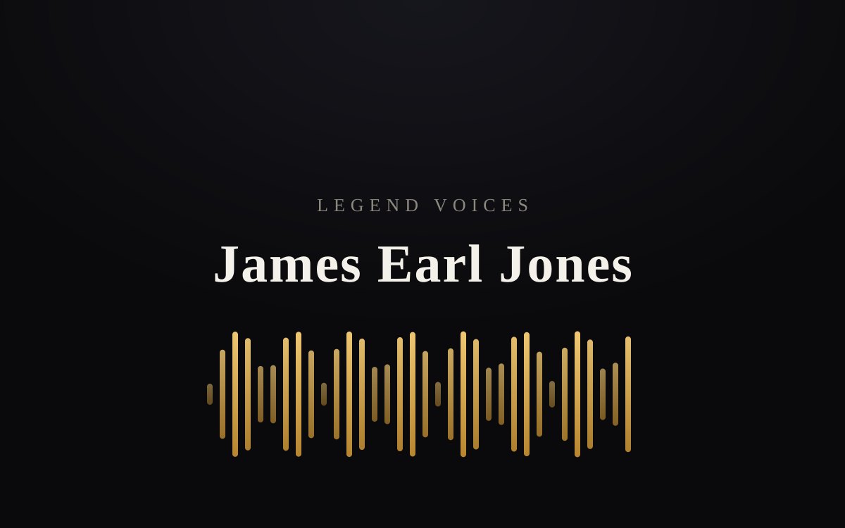 James Earl Jones: The Voice of Authority and Awe