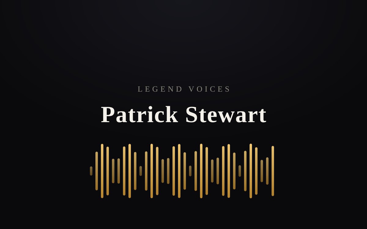 Patrick Stewart: The Commanding Voice of Stage and Screen