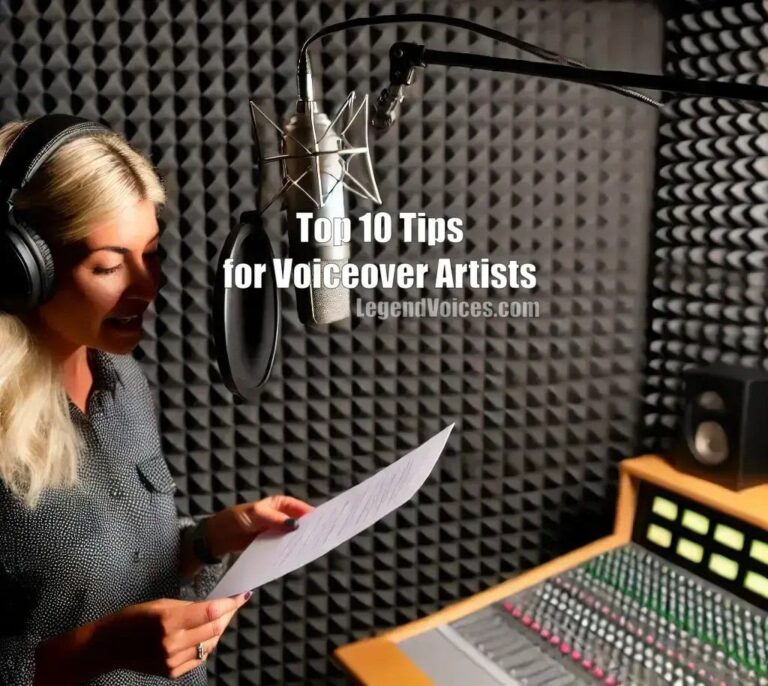 Top 10 Tips for Aspiring Voiceover Artists